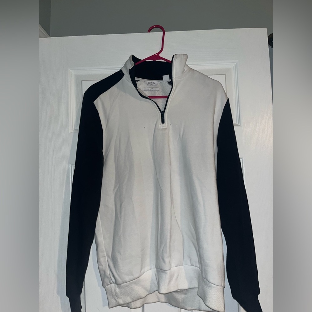 Calvin Klein black and white pull over